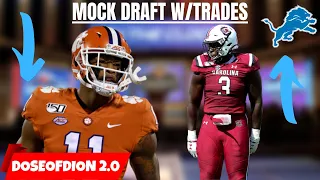 Lions Mock Draft W/Trades! The Time Has Come! Detroit Lions Talk
