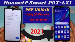 Remove FRP Huawei P Smart 2021 POT-LX1 10.0.0 Using DC-Phoenix  / Reset FRP Test Point USB COM 1.0