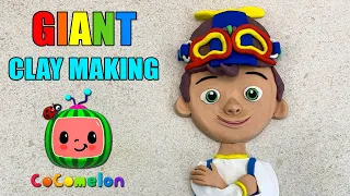 Giant cocomelon TomTom clay making | Clay Toys 거대 코코멜론 클레이 만들기 |