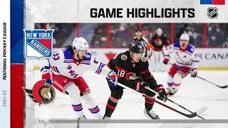 Rangers @ Senators 10/23/2021 | NHL Highlights