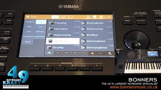 Yamaha PSR-SX900 Keyboard - Dance Styles Part 2/2