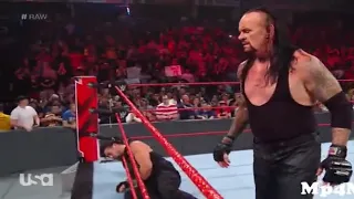 Undertaker protect Roman Reigns 25th June 2019 //and destroy Shane