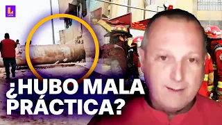 ¿Qué pasó en el grifo de Villa María del Triunfo? Comandante de bomberos explica explosión mecánica