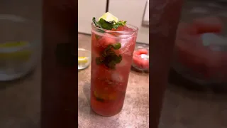 Watermelon Mojito Recipe #summerdrink #watermelonmojito #viral #shorts