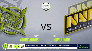 🔴  RU   Young Ninjas vs NAVI Junior BO3 Playoffs (LAN) | WePlay Academy League Season 2