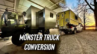 Military Truck Camper Conversion - Awesome Monster Truck Camper Build on a Deuce and a Half!