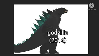 godzilla evolution 1954-2021 (dc2)