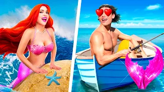 ¡Jamie atrapó a la verdadera sirena por la cola!