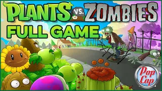 Plants vs. Zombies (PC 2009) by PopCap - Full Game 1080p60 HD Walkthrough - No Commentary