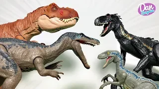 9 DINOSAURS IN JURASSIC WORLD FALLEN KINGDOM! Learn Dinosaur Names