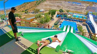 Slip N Fly Water Slide at Albercas El Vergel Water Park