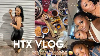 GIRLS TRIP TO HOUSTON TX | TURKEY LEG HUT , KAMP , THE ADDRESS & MOREEE !