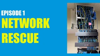 Network Rescue - Small Office Rack Relocated and Beautified