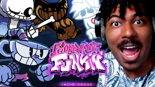 INDIE CROSS IS BACK WITH HARDER MECHANICS| Friday Night Funkin [ VS Indie Cross - Crossed Out Mod ]