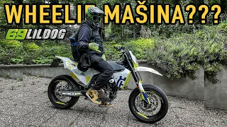 JEDU NA SCHŮZKU...PO ZADNÍM??? | Husqvarna 701 SM | CZ