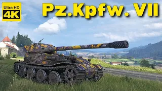 World of Tanks 5 Kills 8,4k damage Pz.Kpfw. VII | 4K Video | - My battle My rules