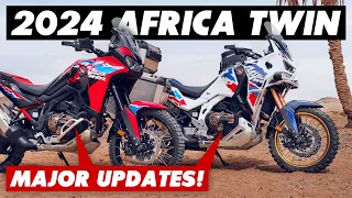 New 2024 Honda Africa Twin 1100 & Adventure Sports Announced!