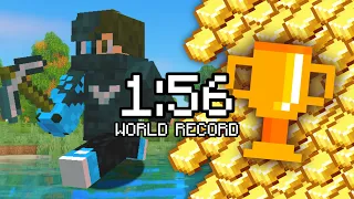 [FWR] Minecraft in 1:56 - Set Seed Speedrun