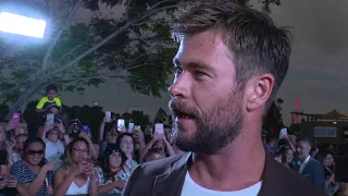 CHRIS HEMSWORTH  PREMIERE FOR THOR RAGNAROK