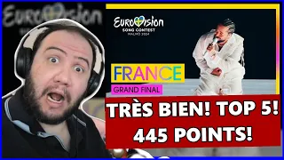 Slimane - Mon Amour (LIVE) | France 🇫🇷 | Grand Final | Eurovision 2024 | TEACHER PAUL REACTS