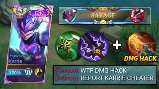 KARRIE USER TRY ABUSING THIS NEW DAMAGE HACK!!🔥🔥 ( RECOMMENDED INSANE DAMAGE!!💀 ) - MUST TRY!