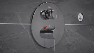 E.C.A. | Thermostatic Concealed Bath Shower Mixer Installation Video