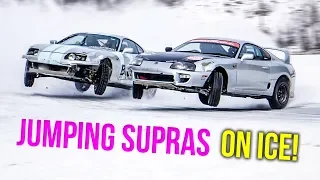 Jumping Supras (on a frozen lake)!