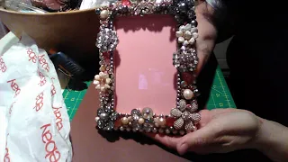 Craft Time! How I Embellish Wood Picture Frames