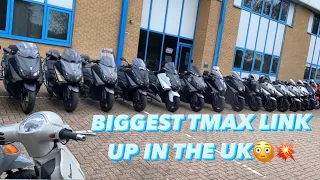 BIGGEST TMAX LINK UP UK!😳 | MY NEW TMAX 530😍