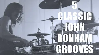 5 CLASSIC JOHN BONHAM GROOVES