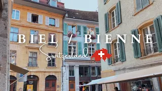 BIEL / BIENNE : LARGEST BI-LINGUAL TOWN IN SWITZERLAND | SATURDAY MARKETS