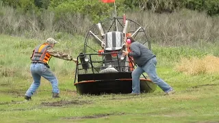 Merlin's Airboat, first time in the swamp.