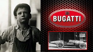Parents forbade him to think about cars. Secretly, in the garage, he assembled his own car. Bugatti