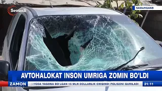 Avtohalokat inson umriga zomin boʻldi