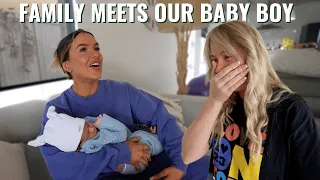 Family Meets Our Newborn Baby Boy (emotional second baby)