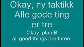 Alex Rybak og Opptur - Fela igjen - norwegian-english subtitles