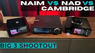 NAIM Atom vs CAMBRIDGE Evo 150 vs NAD M10v2 // Group Test