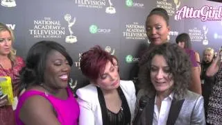 Sara Gilbert, Mrs. Osbourne, Aisha Tyler & Sheryl Underwood talk Daytime Emmys