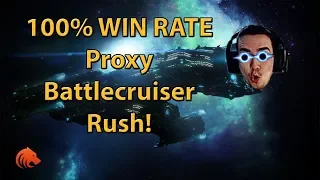 StarCraft 2: *NEW* 100% Win Rate Build - Proxy Battlecruiser RUSH!