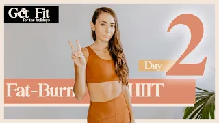 DAY 2: BURN TONS OF CALORIES HIIT AT HOME WORKOUT (Get Fit for The Holidays Challenge)