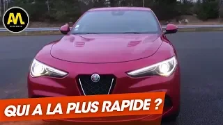 Alfa Romeo Stelvio vs Mercedes GLC : Qui est le plus rapide ?