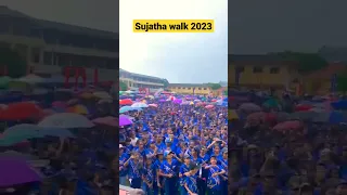 Sujatha walk 2023 sing 😍 #sujatha #matara #singing #actress #trending #beauty #sujathawalk