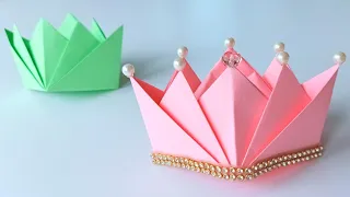 How To Make A Paper Crown | Origami Crown | How To Make Paper Crown | DIY Crown | Origami Crown DIY