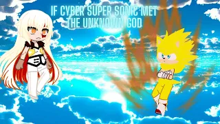 If Cyber Super Sonic fought The Unknown God | Short video | Sonic Frontiers x Genshin Impact