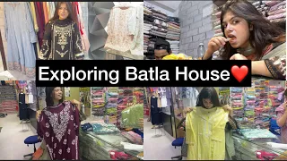 Exploring Batla House❤️||Exploring Street Market Of Delhi😍||Bimar Ho Gyi Guys🥹||@umravlogs786