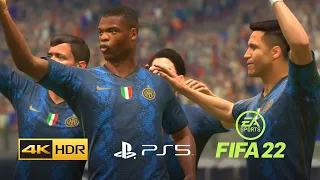 FIFA 22 PS5 - INTERNAZIONALE VS VENEZIA -  *SERIE A* - 4K60FPS HDR NEXT-GEN GAMEPLAY