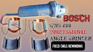 Why Angle Grinder Rewinding Goes Wrong: Bosch GWS 600 Inside Story
