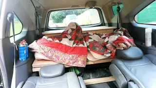 Bench Seat to Bed in my 2009 2.7td Ssangyong Rodius minicamper project