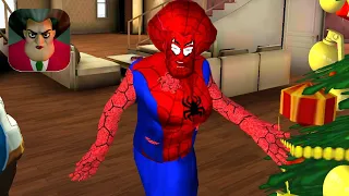 Scary Teacher 3D New Teacher Spider-Man Part 4 Gameplay Walkthrough (IOS ANDROID)