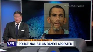 Burglary suspect arrested after break-in at Palm Beach Nail Salon in Delray